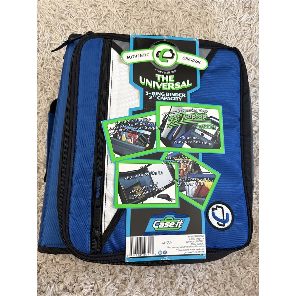 Authentic Original The Universal Case It 3 Ring Binder New